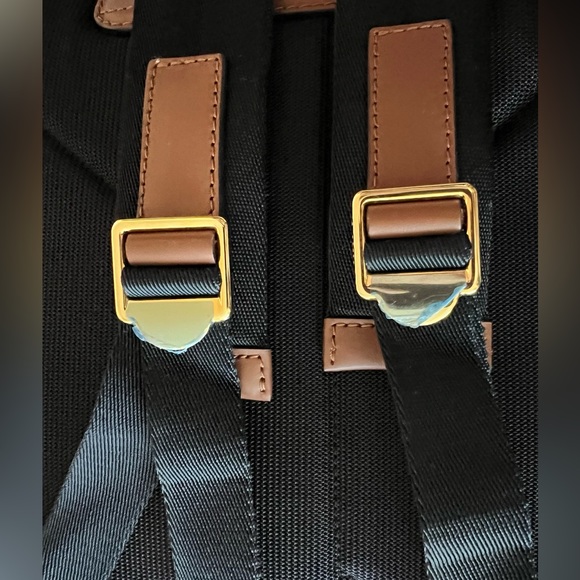 Burberry Monogram Stripe Print E-canvas Backpack - Picture 11 of 15